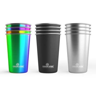 ステンレススチールカップ - 10 oz、16 oz、20 oz
